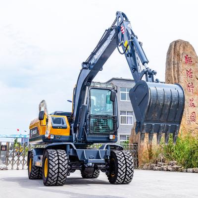 China Cultivate Hengwang Construction Excavator Machinery 7 Ton 9 Ton Crawler Bagger Digger for sale