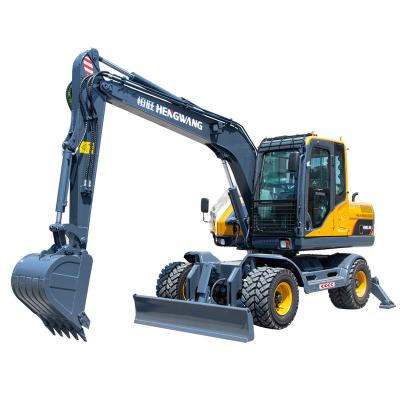 China Cultivate China New Small Mini Excavator Wheel Excavator Digger For Sale for sale