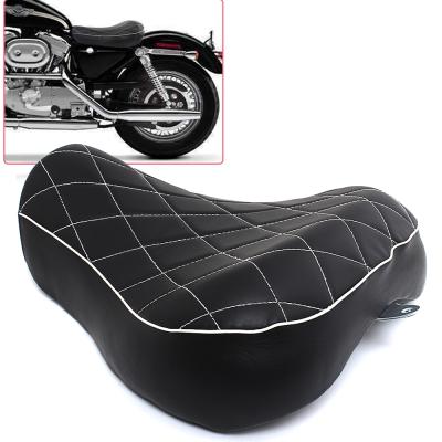 China Synthetic Leather For Harley Sportster XL883 XL1200 X XL1200C Motorcycle Stripe Travel Front Seat 883 High Quality 1983-2003 The New Retro for sale