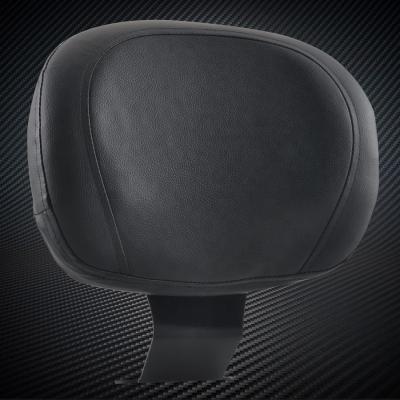 China Black Steel Metal & Black PU Leather Motorcycle Plug-in Rider Backrest Fits For Honda Shadow VT400 VT750 97-03 With Great Price for sale