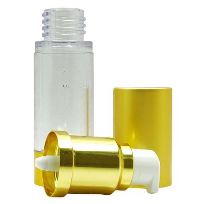 China Factory Hot Sales 30ml Cosmetics Frosted And Gold Chrome Airless Bottle With Cap - Serum Airless Bottles for sale