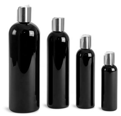 China BEAUTY PACKAGING 250ml 500ml Shampoo Plastic Bottle, Conditioner, Body Wash, Lotion Bottles With Silver Disc Top Caps for sale