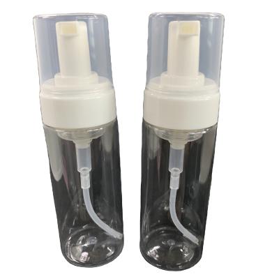 China Wholesale Cosmetic and Wash Cleansing 100ml Soap Dispenser Pump Bottle, Clear Plastic Foam Pump Pet Bottle for sale