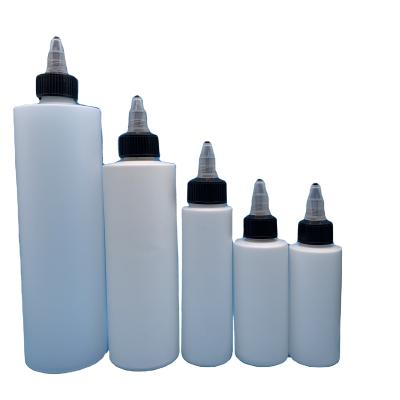 China 60ml 80ml 250ml 500ml Medicine PE Bottle Plastic Glue Plastic Bottles Twist Top Cap For Cosmetic Packaging for sale