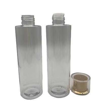 China Plastic essence water 200ml bottles with cap for cosmetic package, facial toner bottle for sale