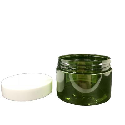 China Personal Care Products 4oz Wide Mouth Plastic Jars Green Plastic Jars 120ml Plastic Cosmetic Jars for sale