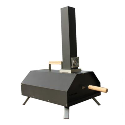 China Easily Assembled 2022 Outdoor Wood Pellet Pizza Oven With 11 Inch Pizza Stone for sale