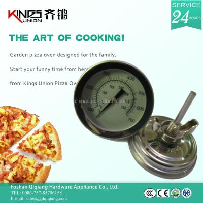 China popualr hot sale design corrosion resistance bimetal oven thermometer, pizza wooden oven thermometer for sale