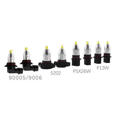 China YES 6 Side Crees LED 360 No Dead End 9005 By 9006 Led Headlight Bulbs 5202 P13W PSX26W Led Lights 35W 1500LM Car Auto Fog Lamp for sale