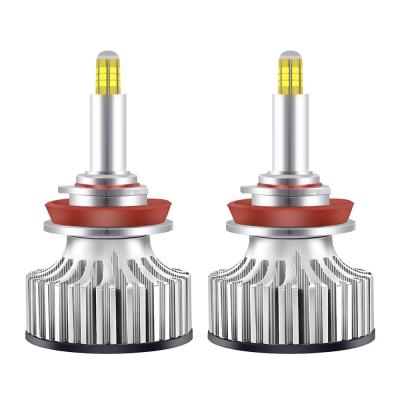 China Aluminum Alloy Car Light Accessories 360 LED High Power 90W R1 LED Car Headlight For H1 H3 H7 H8 H9 H10 H11 9005 9006 LED Headlight Bulbs for sale