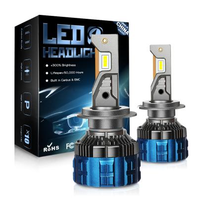 China Aluminum alloy F8 led headlight bulb 100w 18000lm 9005 than 9006 H1 24v truck led headlight H4 led bulb for sale