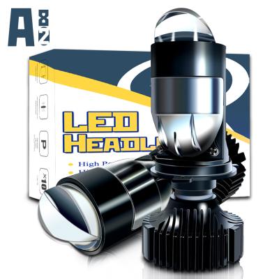 China H4 Led Lens 12V 72W 8000LM 6000k 9003 High Lens Projector / Dipped Beam Bulb Automotive Led Lamps Car Headlight Bulbs X5 (E53) LED for sale