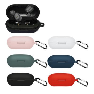 China New 2021 Silicone Protcetive Caver Silicone For Haylou GT1/GT1 Plus Case Earphone Wireless Case With Key Chain for sale