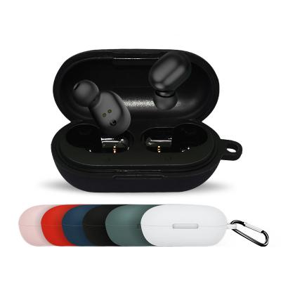 China For Earphone Factory Sale Silicone Cover Device Case For Haylou GT1/GT1 Plus With Hook Earphone Shockproof Case for sale