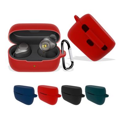 China For Earphone Factory Supply Soft Silicone Earphone Earbuds For Jabra Elite 85T Case Cover With Key Chain for sale