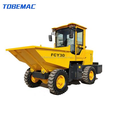 China TOBEMAC FCY30 3 Ton Hotels Mini Site Dumper Wheel For Sale 4x4 for sale