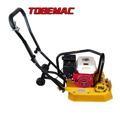 China Cheap Concrete Labor TOBEMAC Brand Plate Compactor 2019 As 120 Kg Gasoline Plate Compactor 4200 V.p.m 74*50*73cm 4-6.5HP 62*45cm 650m2/h 25cm/s for sale