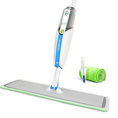 China Durable Structure Aluminum Spray Broom Dish Home Easy Use Strong Cleaning Mop for sale