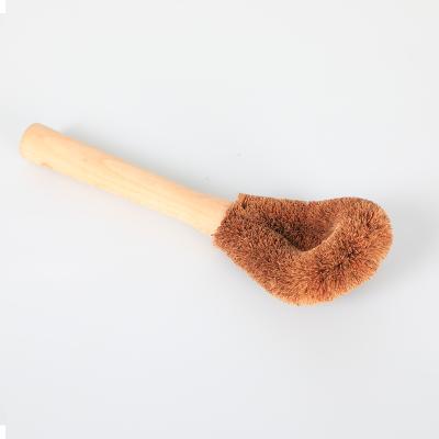 China Sustainable Household Kitchen Nature Pot Brush For Dish Pan Cleaning Natural Bamboo And Wooden Dish Brushes Washing Tool Te koop