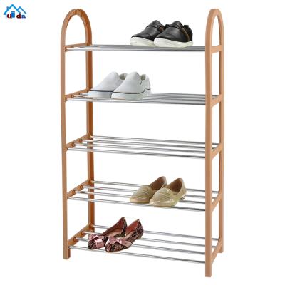 China Adjustable Shoe Shelf (Height) 6 Layer Combination Shoe Cabinet Large Capacity Single Shoe Home Storage Organizer for sale