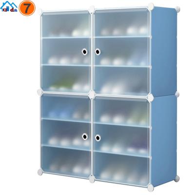 China Cheap Folding Bedroom Wardrobe Panel DIY (Waist) Living Room Cabinet Adjustable Plastic Wardrobe pp for sale