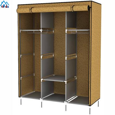 China Nonwoven Wardrobe Assemble Portable Cloth Wardrobe Cloth Closet Cloth Wardrobe for sale