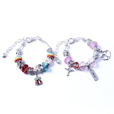 China Creative DIY Bracelet Parent-child Jewelry Set Box Princess Bangle Charm Bracelet for sale