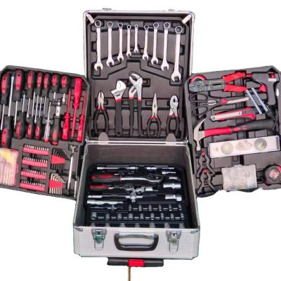 China Mechanic Hand Tool Kit 399Aluminum Box With Mechanic Hand Tool Kit Professional Repair Tool Set for sale