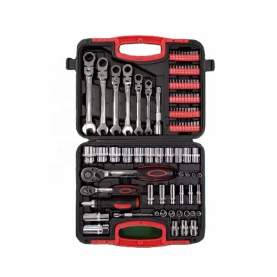 China Household and Auto Flex Drive Ratchet Wrench and Socket Tool Kit 104pcs for sale