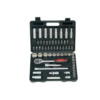 China Household and Auto Repair Tool Kit Shape 60pcs Kit Cr-v Socket Set Socket Tool 1/2