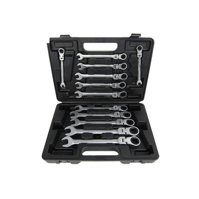 China 12pcs Combination Ratchet Wrench Combination Ratchet Wrench Set for sale