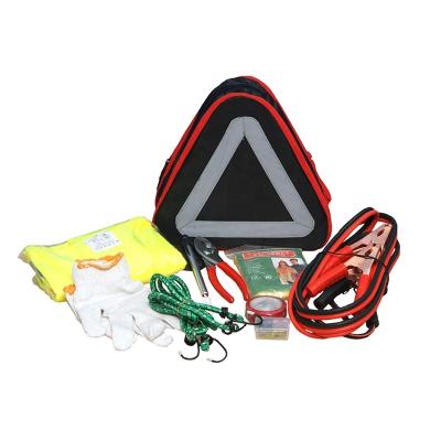 China 1000sets Auto Repair and Emergency Tool Kit 2017 Superior Triangular Auto Roadside Car Emergency Kit for sale