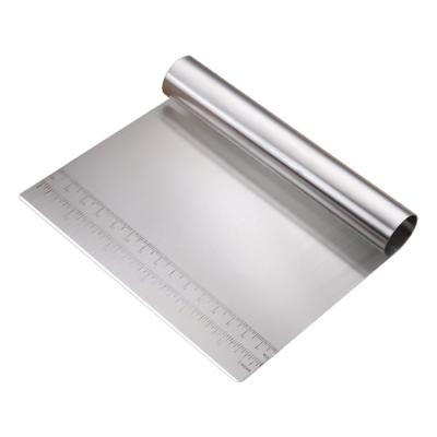 China Viable Newcomer High Quality Stainless Steel Pastry Tool, Dough Baking Scraper, Bench Scraper or Cutter for sale