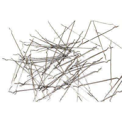 China Traditional 0.6x30mm Hung End Steel Fiber For Concrete Reinforcement Concrete Fibers for sale