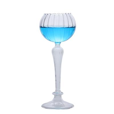 China Glass Water Drinking Glass Goblet Borosilicate Heat Resistant Glass Cup for sale