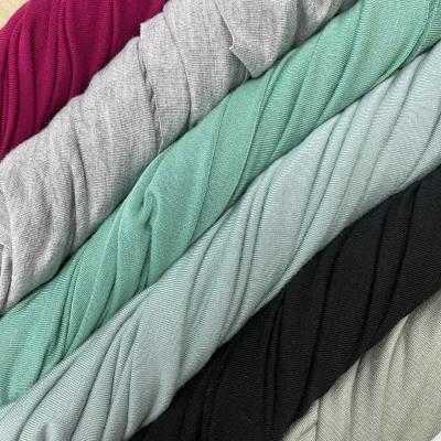 China Stretch Time Limited Specials Plain Stretch Jersey Fabric Knitted Soft Rayon Fabric In Stock With Big Discounts for sale