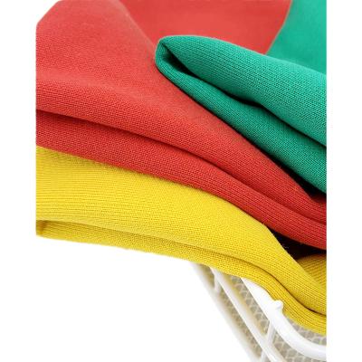 China 410gsm multicolor workable knitted plain thick fabric French terry cloth cotton lyocell fabric for sportswear for sale