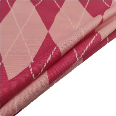 China Fire Retardant High Quality Knitted Yard Dyed Elastic Recycled Poly Jacquard Fabric For Shirt for sale