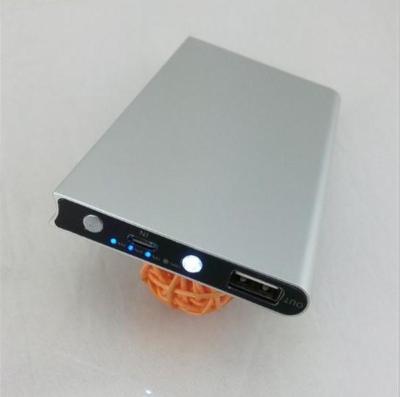 China Portable battery pack birthday gift power bank 5000 mobile charger metal for sale