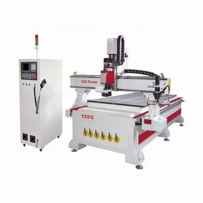 China Best atc 1224 1325 3d cabinet wood furniture cnc router carving machine with loading system manufacturers for sale