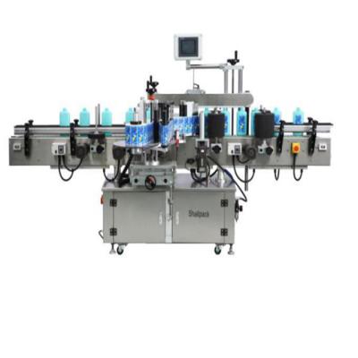 China Automatic Food Double Side Wrap Around Sticker Labeling Machine for sale