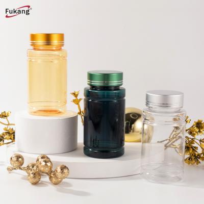 China Medicine Special Design Widely Used Pill Bottle With Flip Top Cap 130ml Square Pill Supplement Bottle for sale