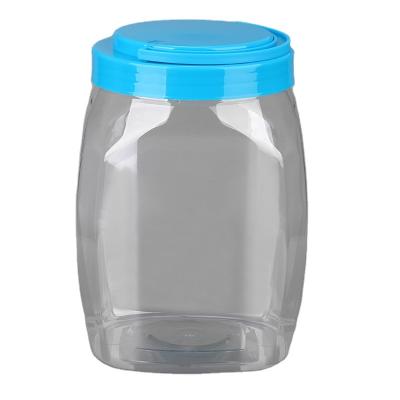 China food & Beverage Packaging Wholesale Pet 2.5 Liter Plastic Container PET Jar, 2500ml Empty Storage Bottle for sale