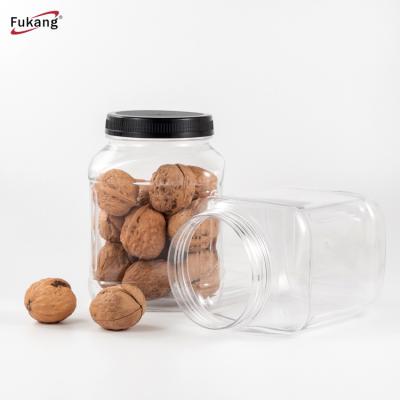 China food & Factory outlet 900ml beverage packaging plastic kitchen food storage container PET plastic bottle jar for sale