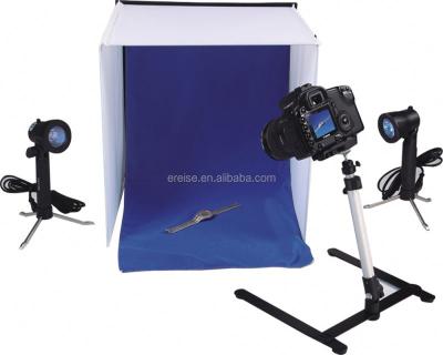 China Portable Soft Cube Black Boxed Photo Studio Tent and Photo Booth Background Light Kit LW-CLK04 for sale