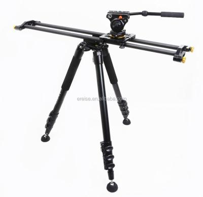 China Professional Video Camera Ereise Tripod DSLR Video Camera Heavy Duty Tripod With Liquid Pan Head Wholesale for sale