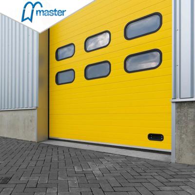 China Automatic electric operation industry garage door/industry top steel uphill high speed door/high performance industry door for sale