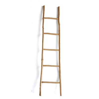 China Insulation Ladders Classic Factory Wooden Decorative Ladder Shelf for sale