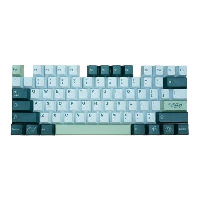 China Computer Keyboard GMK Botanical Reverse Dye Sublimation Duplicate Keycaps, Customized Keycaps, Factory Outlet for sale