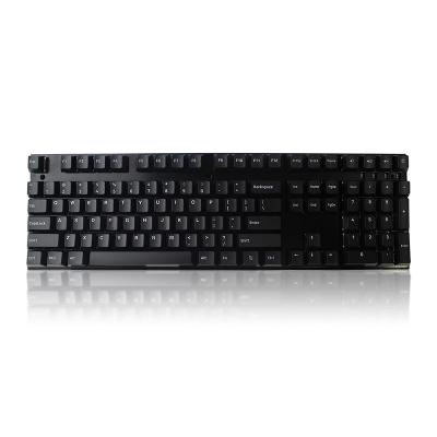 China Holytom mechanical customization PBT two keyboard pure black color forming process key cap cherry size cap customization key material for sale